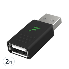 펀디안 USB DCP 변환 젠더, FD-EU02B, 2개