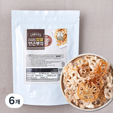 일품수제 찹쌀 연근부각, 6개, 60g