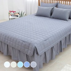 클래식 침대커버 날개형