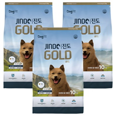 도그랑 전연령 강아지 진도 골드 건식사료, 닭, 10kg, 3개 10kg, 3개, 닭