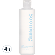 에뛰드하우스 순정 약산성 5.5 클렌징 워터, 320ml, 4개