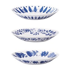 yamaka 山加商店 MOOMIN 陶瓷義大利麵盤 3件組, 尺寸約直徑22x4CM, 直徑22 x 4cm, 126752, 1組