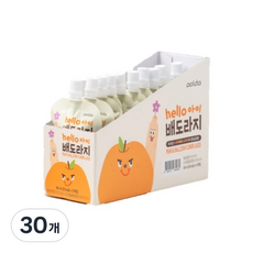 아올다 hello 아이 배도라지 주스 80ml x 10p, 혼합맛(배/도라지), 30개