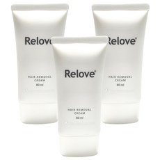 Relove 瞬淨Ku溜零毛髮霜 80ml, 含北美金縷梅萃取, 海茴香萃取, 北法紅藻萃取, 3條