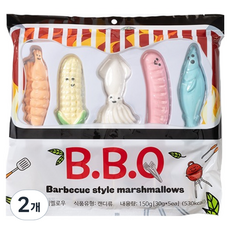 BBQ棉花糖, 2個, 150g
