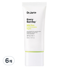 닥터자르트 에브리 선 데이 마일드 선크림 SPF43 PA+++, 30ml, 6개