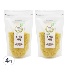 푸른들판 유기농 기장, 500g, 4개