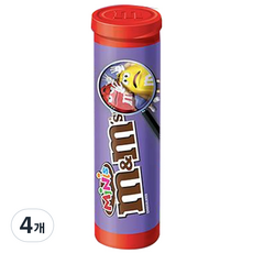 엠앤엠즈 미니스 튜브 초콜릿, 35g, 4개
