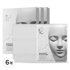 id PLACOSMETICS 愛德愛麗 Face Fit撫紋石膏護理面膜, 4片, 6盒