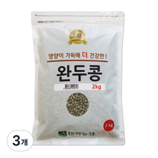 대한농산 완두콩, 2kg, 3개