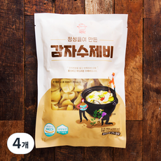 쿡탁 감자수제비 2~3인분, 400g, 4개
