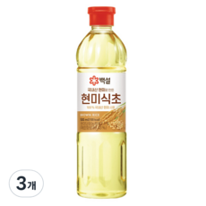 국내산 현미식초, 500ml, 3개