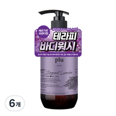 플루 테라피 바디워시 베르가못 라벤더향, 500g, 6개