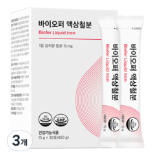 Bioper 液態鐵 30p, 3個, 450g
