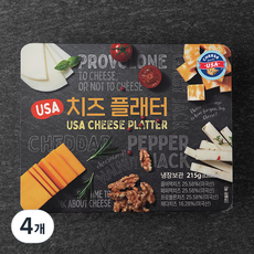 USA 치즈 플래터, 215g, 4개