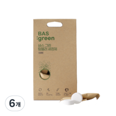BAS 綠色玻璃杯清潔劑 15p, 75g, 6個