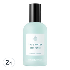 땡큐파머 트루 워터 딥 토너, 150ml, 2개