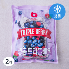 베리밸리 트리플베리 (냉동), 2개, 1kg