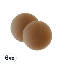 쏘나이스 실리콘 니플패치 다크브라운 8cm, 6개