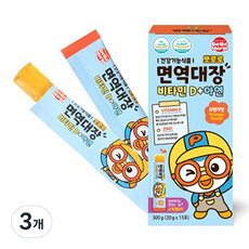 뽀로로 면역대장 비타민D+아연 15p, 300g, 3개