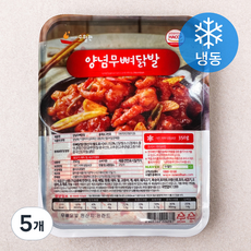 수월한 양념무뼈닭발 (냉동), 350g, 5개