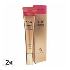 AHC 第十二代玫瑰核心緊緻眼霜40ml 2條組 - 改善細紋、保濕滋潤、提亮眼周, 40ml, 2條