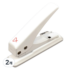 바이하츠 1공 펀치 P-901, 흰색, 2개