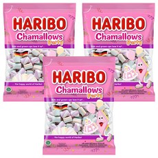 HARIBO 派對棉花糖, 3包, 150g