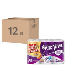 Kleenex 舒潔 食安級耐用廚房紙巾 大小隨意撕 108張, 6捲, 12袋