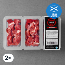 코빅푸드 호주산 소고기 카레용 (냉동), 600g, 2팩