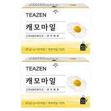 TEAZEN 茶禪 洋甘菊茶茶包, 1g, 20包, 2盒