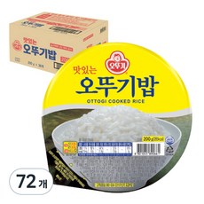 오뚜기 맛있는 오뚜기밥, 200g, 72개