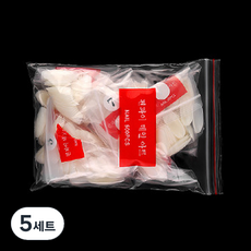 ZPACK 인조손톱 연장팁 ZPACK 롱오발팁 500p 세트, 5세트, 내추럴팁