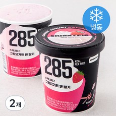 스키니피그 그릭요거트 앤 딸기 아이스밀크 (냉동), 2개, 474ml