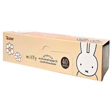 Skater 塑膠袋 20 x 30cm MIFFY, 200 x 300 x 0.03mm, 40入, 1盒