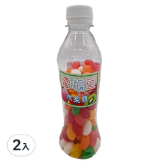 家合食品 可樂瓶雷根豆150g,2入-趣味造型水果糖，多種口味一次滿足