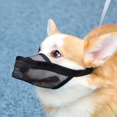 PASTEL PET 中大型犬透氣網布嘴套 XS號, 黑色的, 1個
