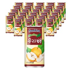해태음료 썬키스트 우리배, 175ml, 30개