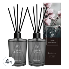 더허브샵 라홈 디퓨저, 호텔우드, 510ml, 4개