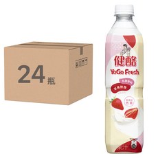 金車 健酪乳酸飲料草莓酪酪口味, 580ml, 24瓶