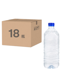Tamsaa 無標籤天然水, 1L, 18瓶