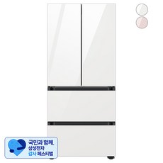 [삼성 감사 페스티벌] [색상선택형] 삼성전자 비스포크 420L 스탠드형 4도어 김치냉장고 AI 김치플러스 키친핏 방문설치, RQ42DB94J2AP
