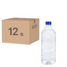 Tamsaa 無標籤天然水, 1L, 12瓶