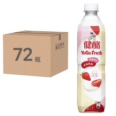 金車 健酪 乳酸飲料 草莓酪酪口味, 580ml, 72瓶