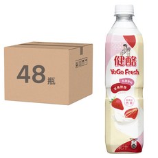 金車 健酪乳酸飲料草莓酪酪口味, 580ml, 48瓶