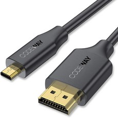 코드웨이 Micro HDMI to HDMI 2.0 케이블, 1개, 3m
