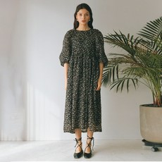 아이아이 FIONA FLOWER PUFF DRESS EEOO1OPR03W