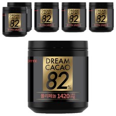 롯데웰푸드 드림카카오 82% 폴리페놀 초콜릿, 86g, 6개