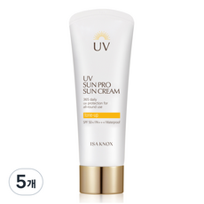 이자녹스 유브이 선 프로 365 데일리 커버 SPF 50+ PA+++, 70ml, 5개
