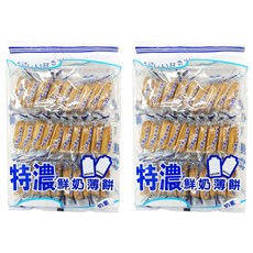 御之味 特濃鮮奶薄餅, 酥脆薄餅 牛奶風味濃郁 獨立小包裝, 300g, 2袋